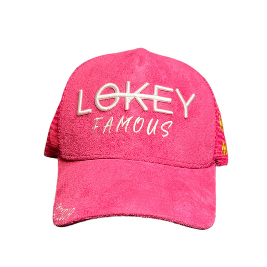 Lokey Famous Pink Trucker Hat