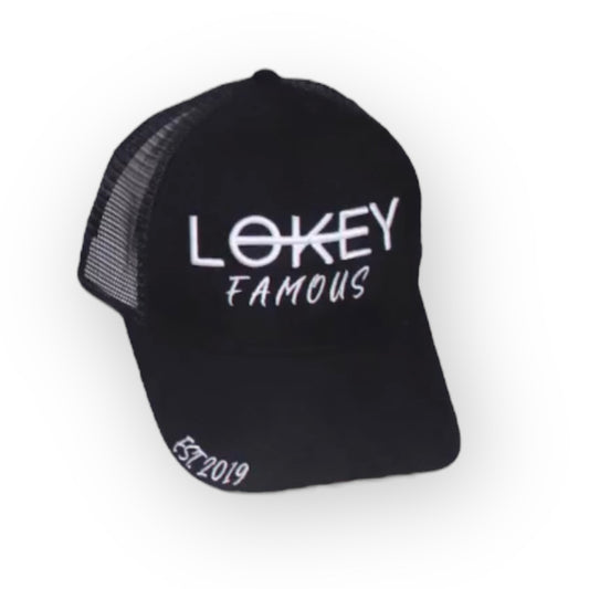 Lokey Famous Black Trucker Hat